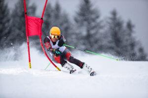 Sportfotografie: Skifahrer