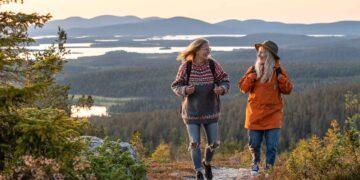 Die Wunder der Natur im sommerlichen Lappland