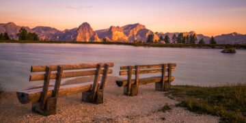 Bergglühen in Hinterstoder