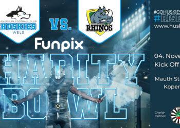 Huskies Wels laden zum Charity Bowl