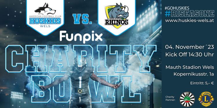 Huskies Wels laden zum Charity Bowl
