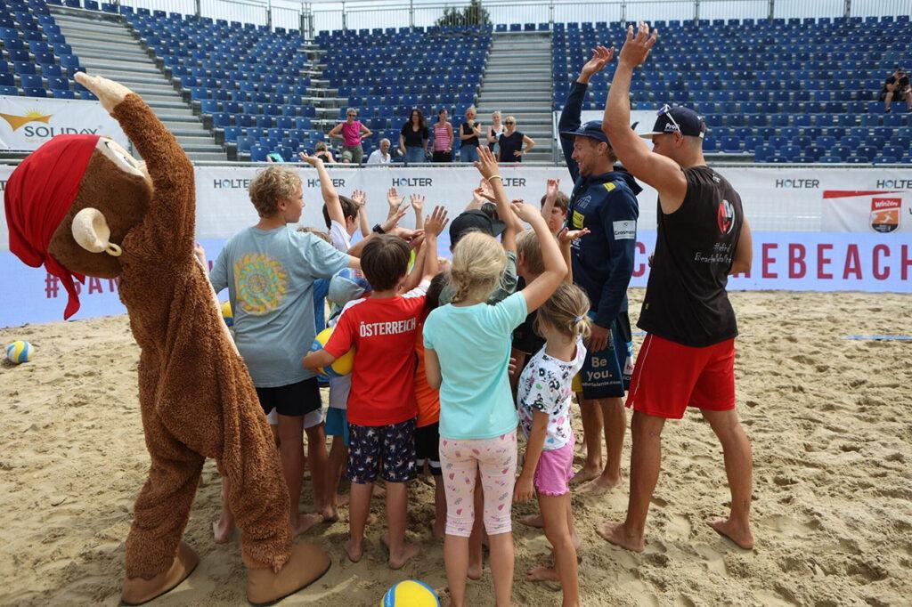 Workshop für Kinder beim PRO Beach Battle MASTERS presented by HOLTER