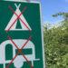 Wildcampen Verbotsschild