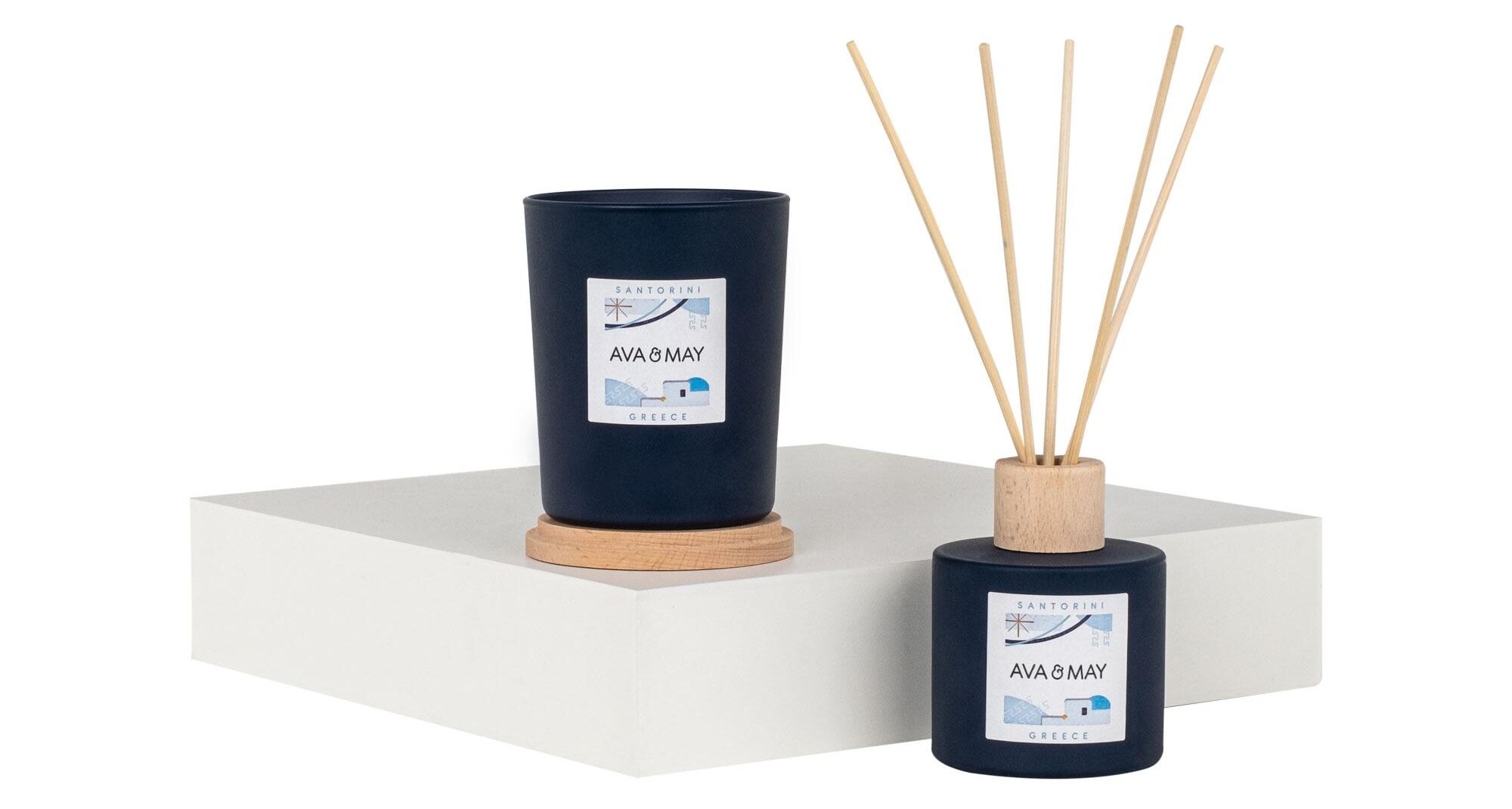 Santorini Home Fragrance Set von AVA & MAY