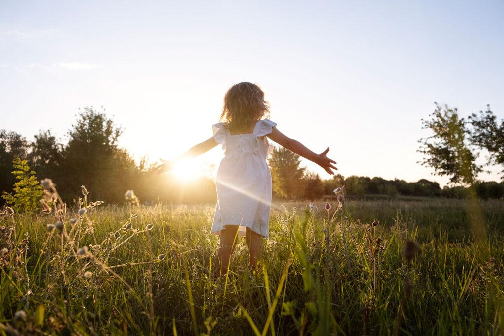 Kind in der Sonne
